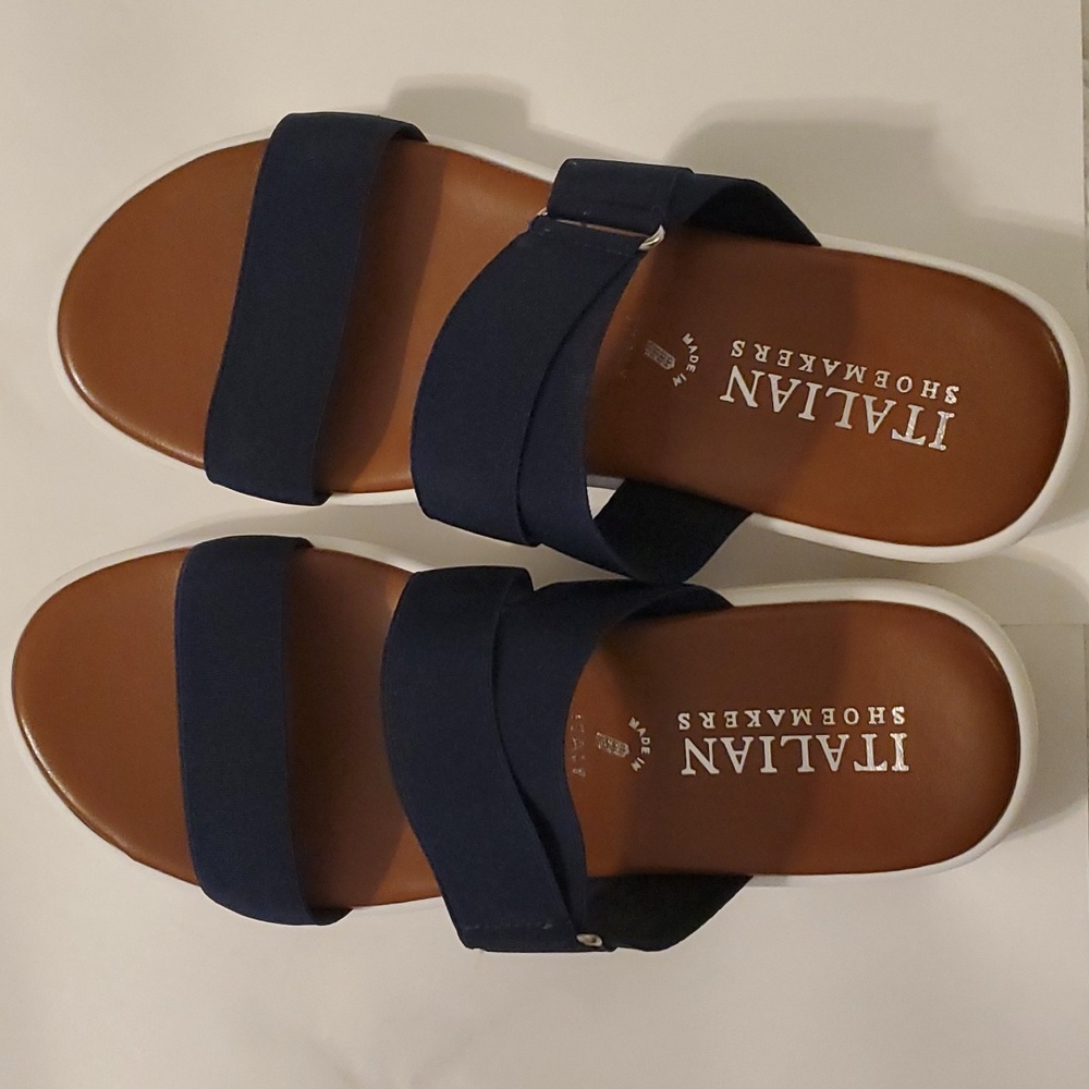 ITALIAN  Shoemaker Navy Size 9